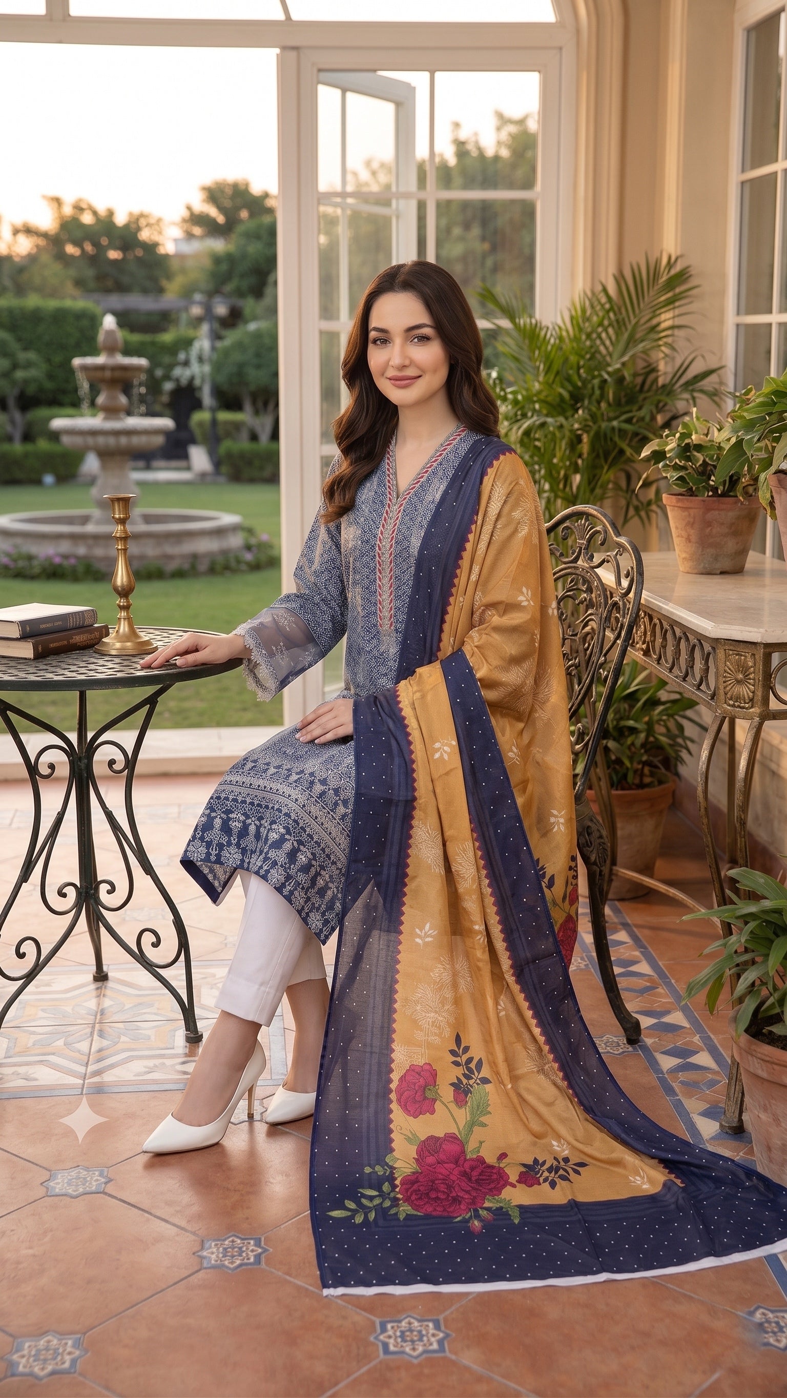 Ghani Embroidered Luxury Lawn