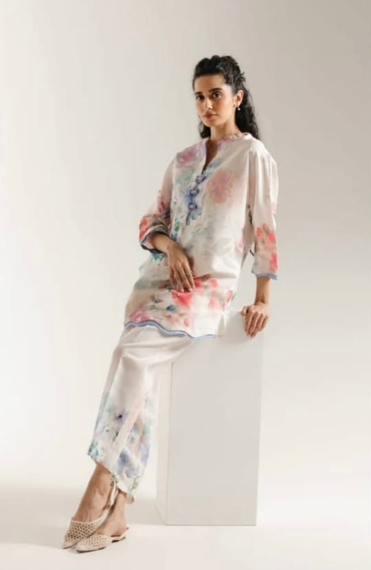 Ethnc Printed 2 Pc Suit