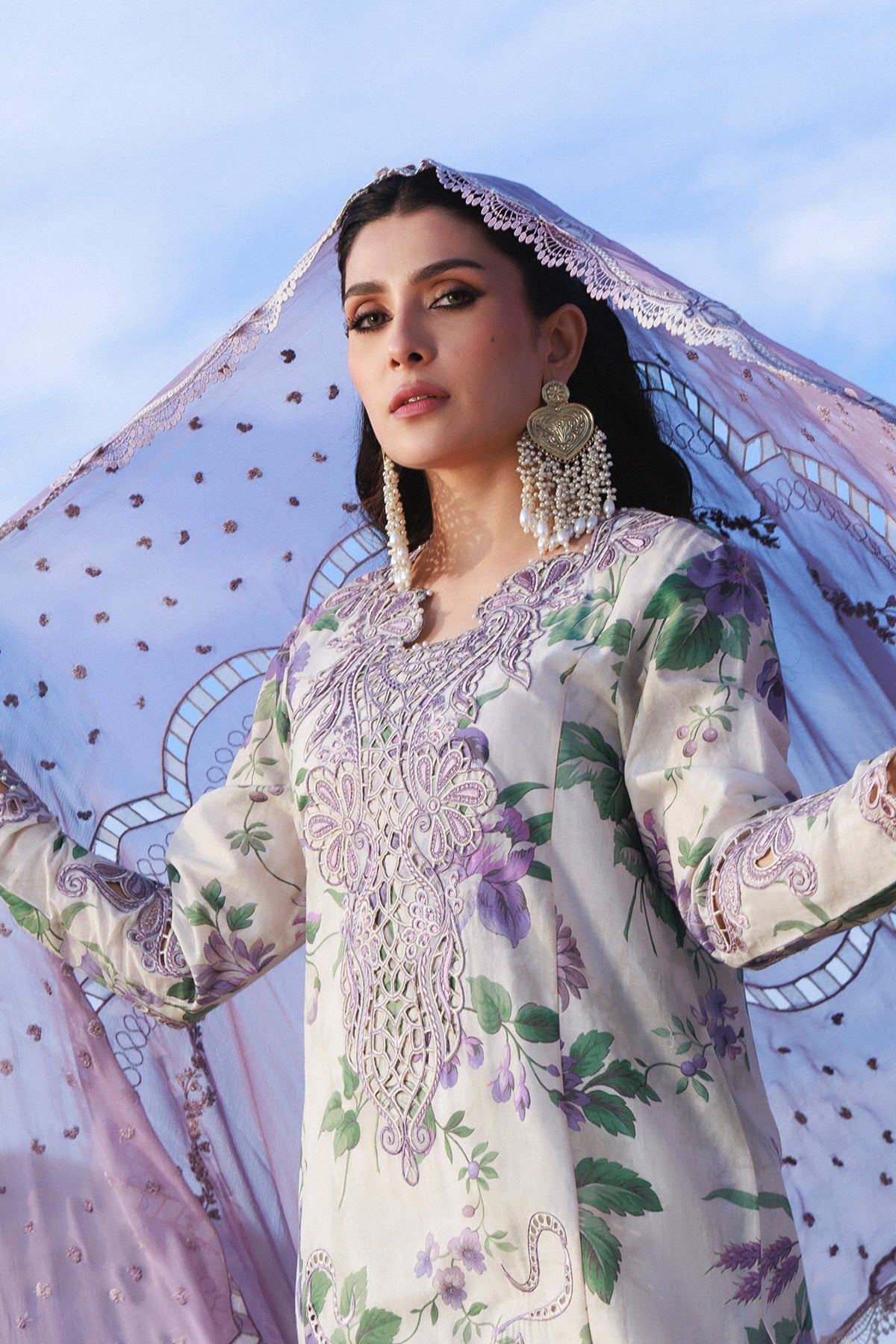 Nureh Embroidered Luxury Lawn