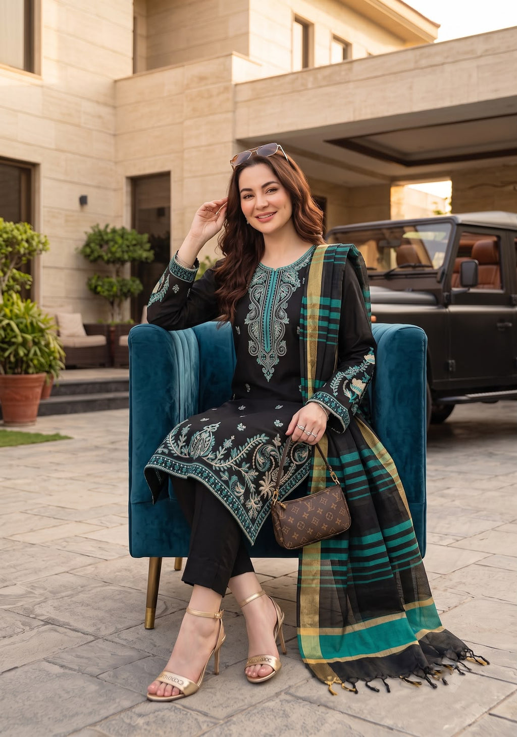 Ghani Embroidered Lawn Creation