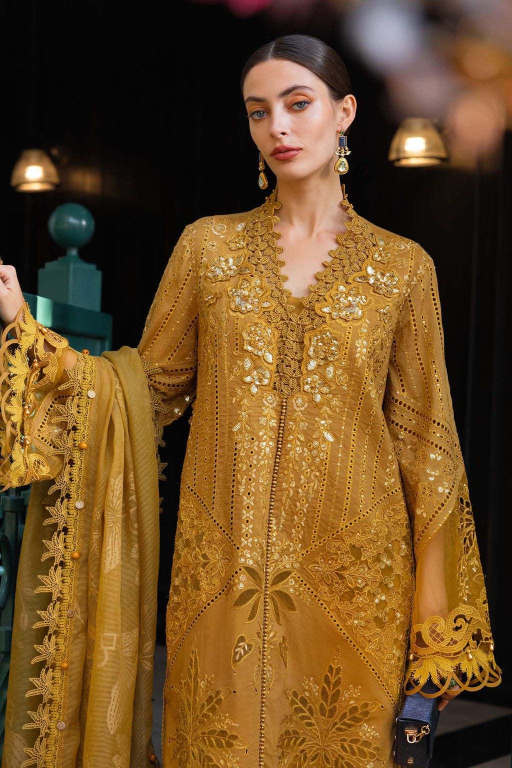 Maria B Embroidered Luxury Lawn