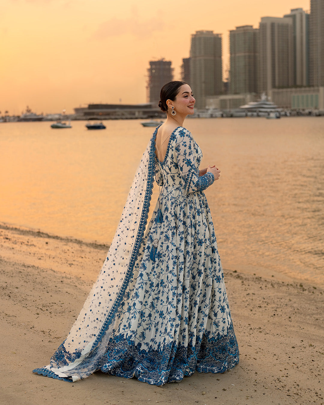 Faiza Saqlain Embroidered Luxury Lawn