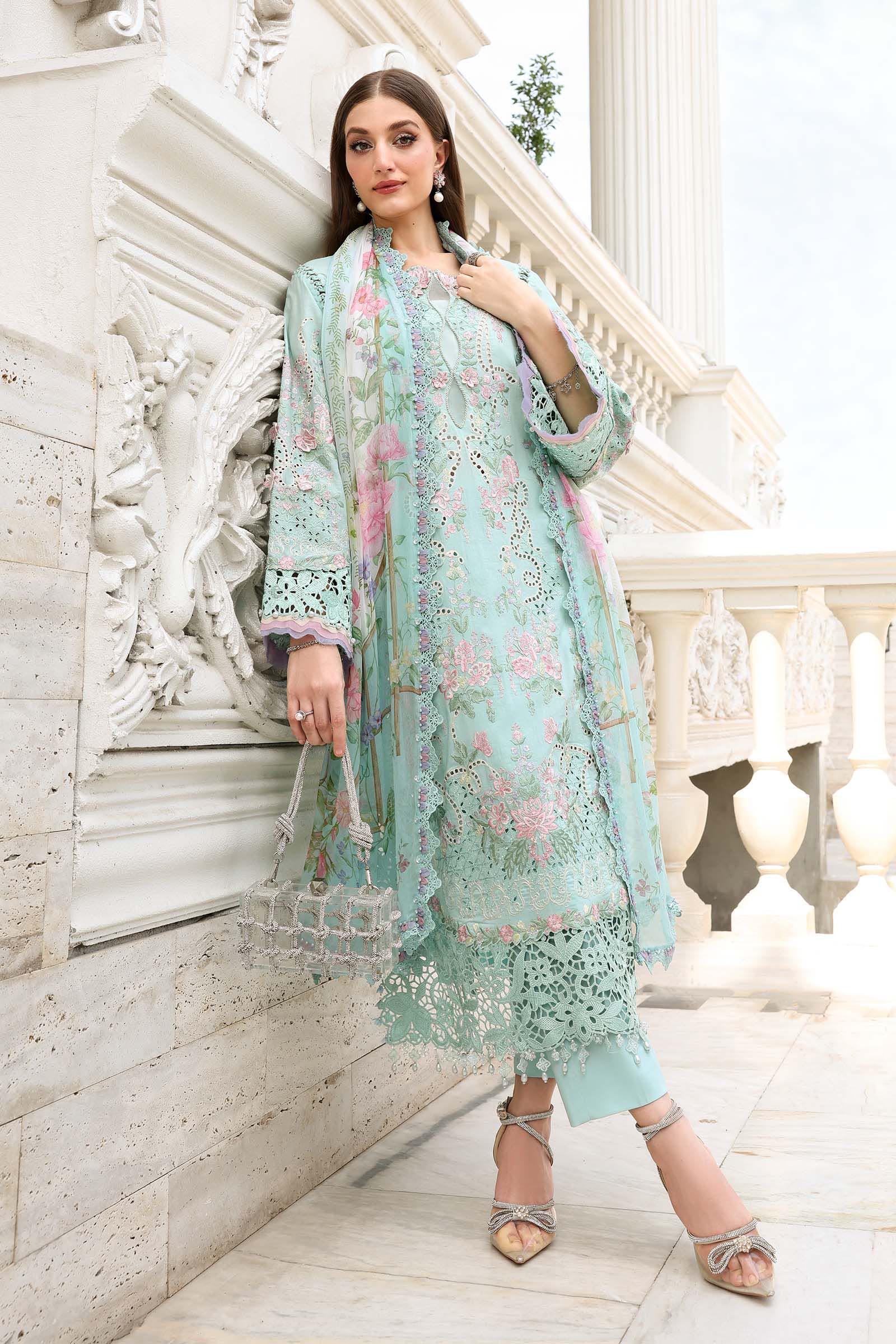 Maria B Embroidered Luxury Lawn