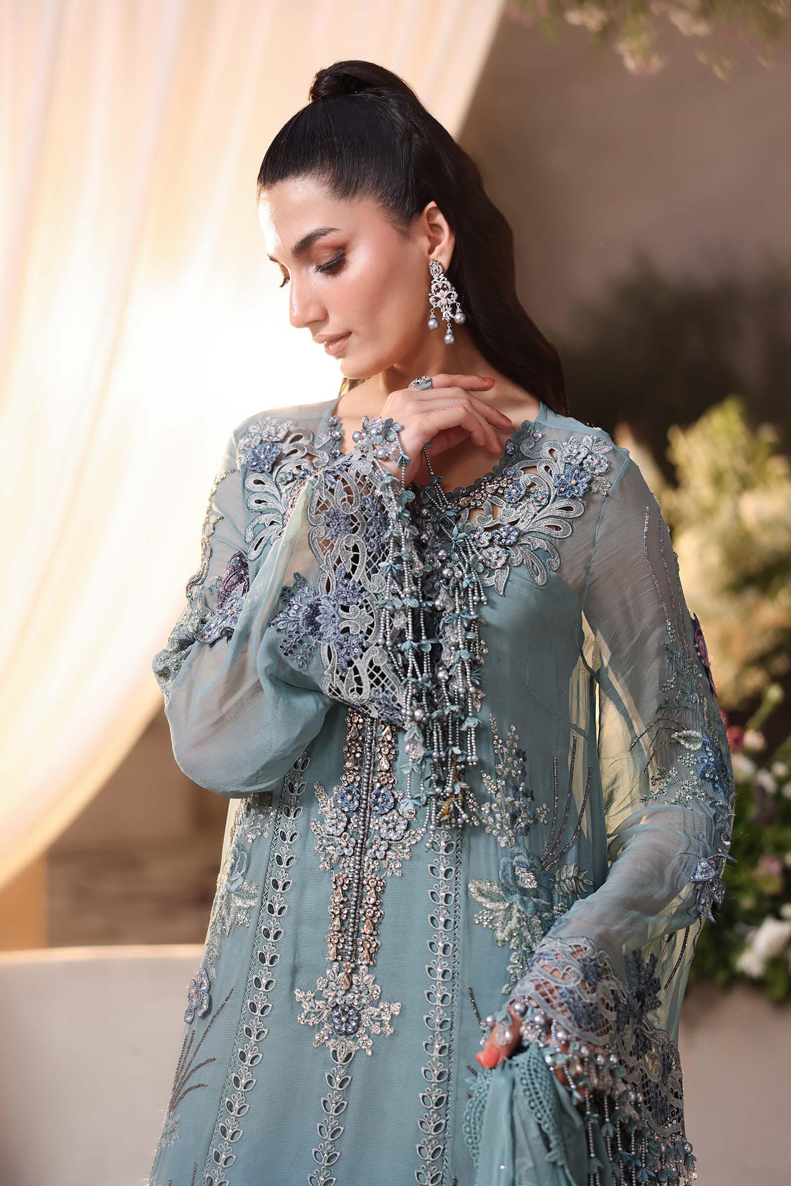 Maria B Embroidered Luxury Chiffon Dress