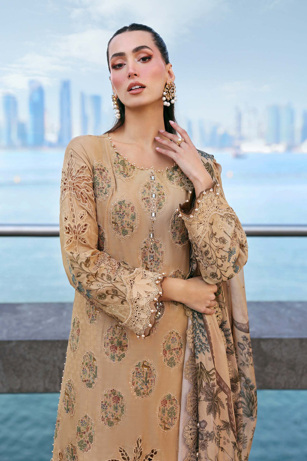 Maria B Embroidered Luxury Lawn
