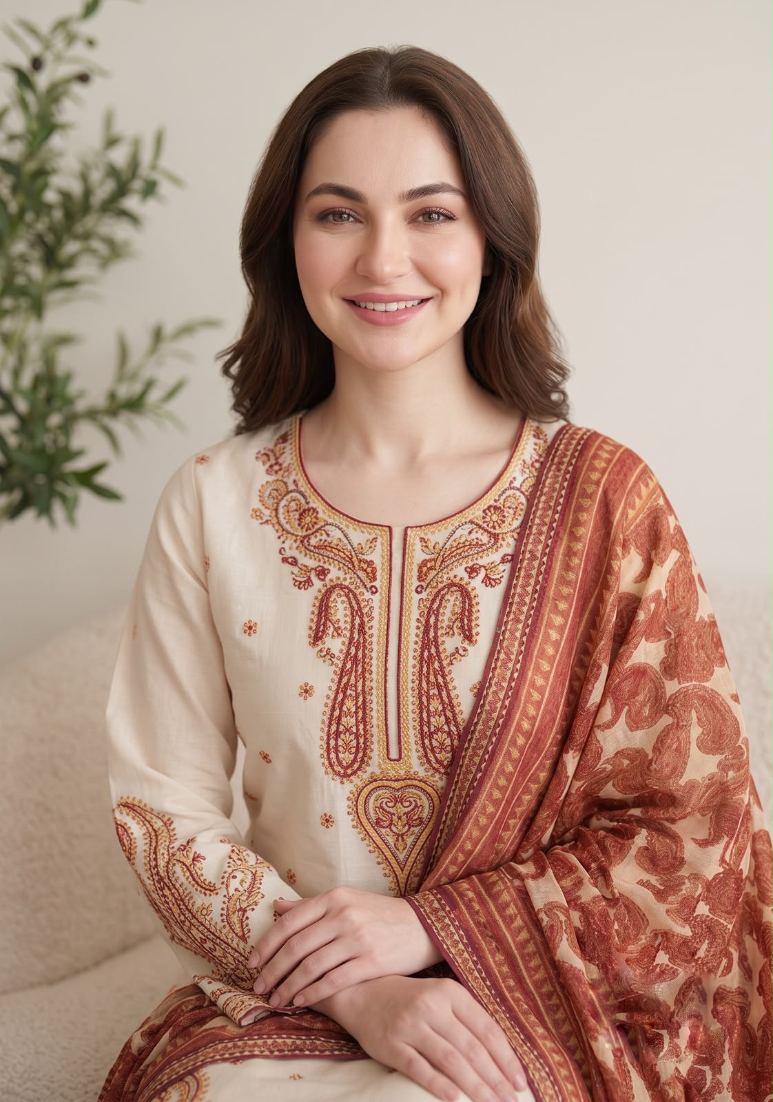 Ghani Embroidered Luxury Lawn