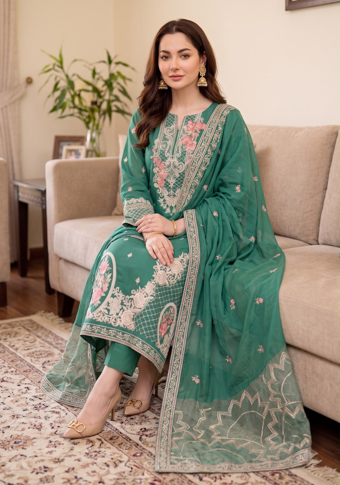 Ghani Embroidered Luxury Lawn