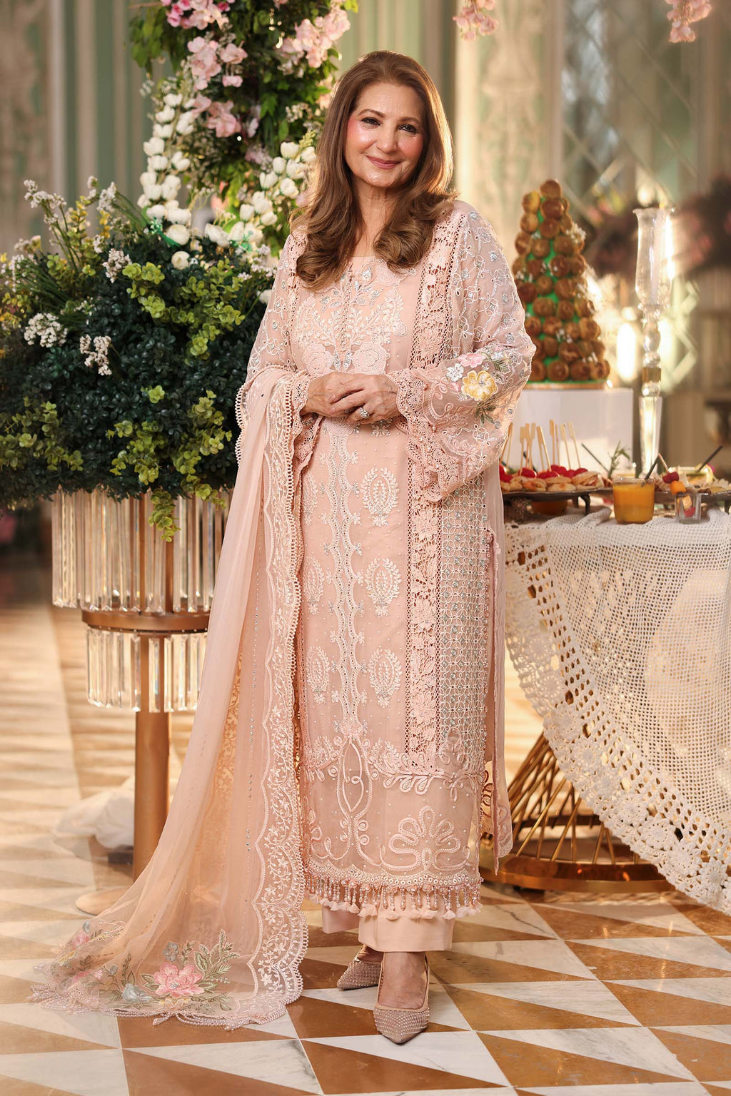 Maria B Embroidered Luxury Chiffon