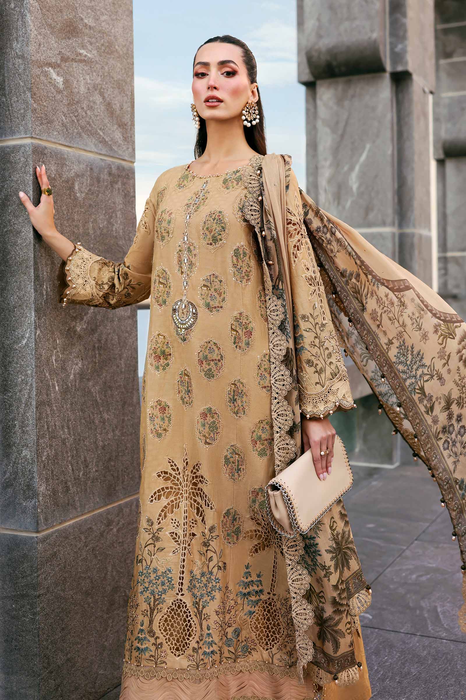 Maria B Embroidered Luxury Lawn
