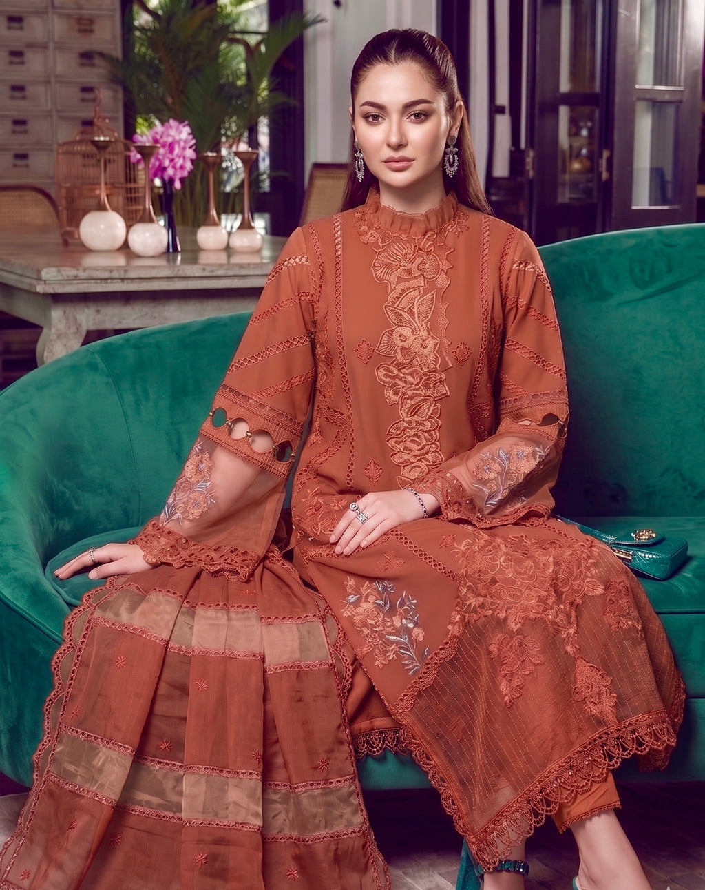 Maria B Embroidered Luxury Lawn