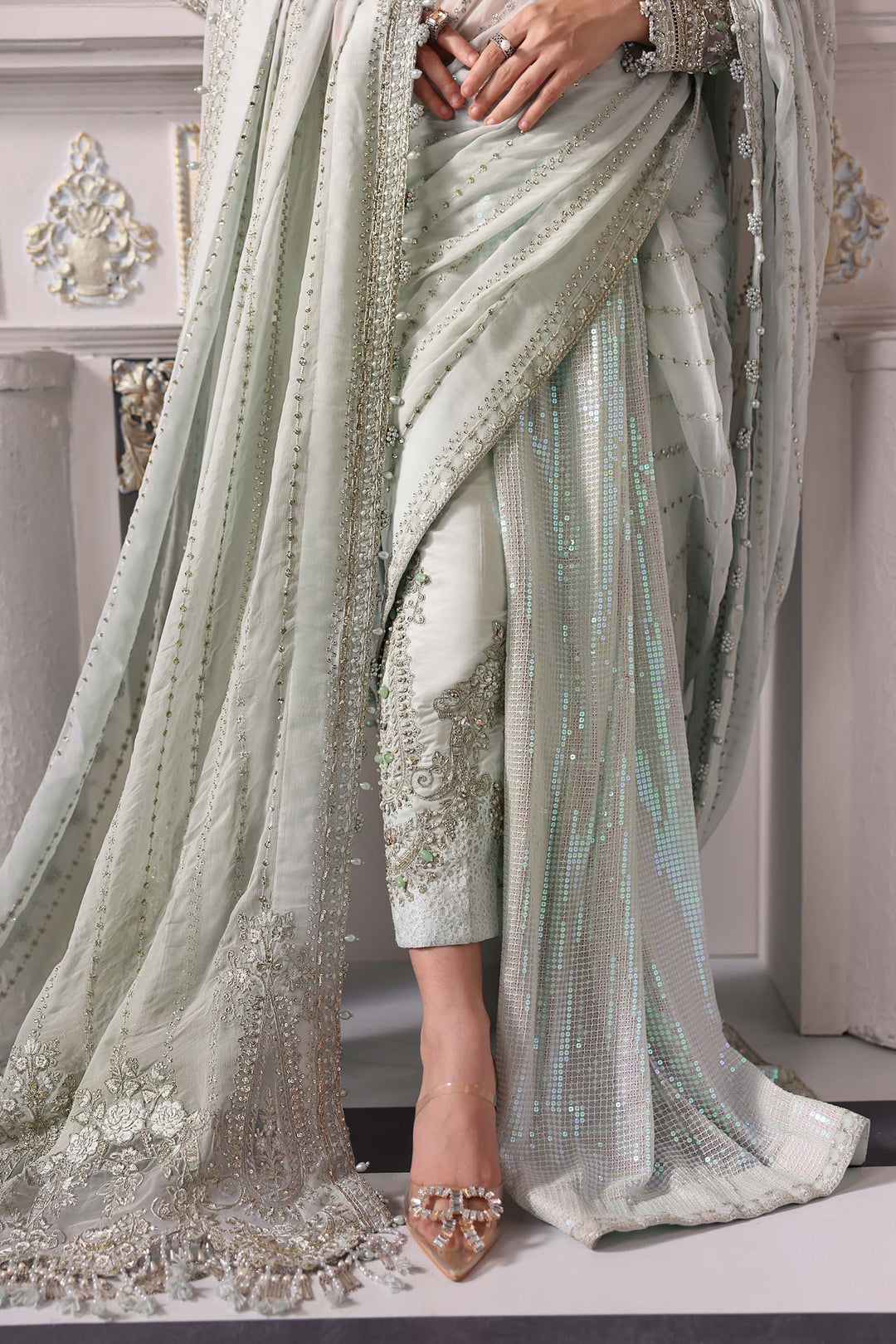 Maria B Luxury Embroidered Chiffon