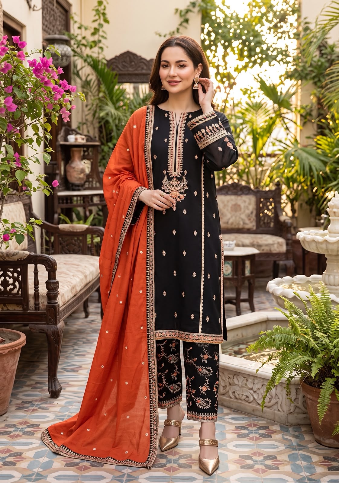 Ghani Embroidered Luxury Lawn