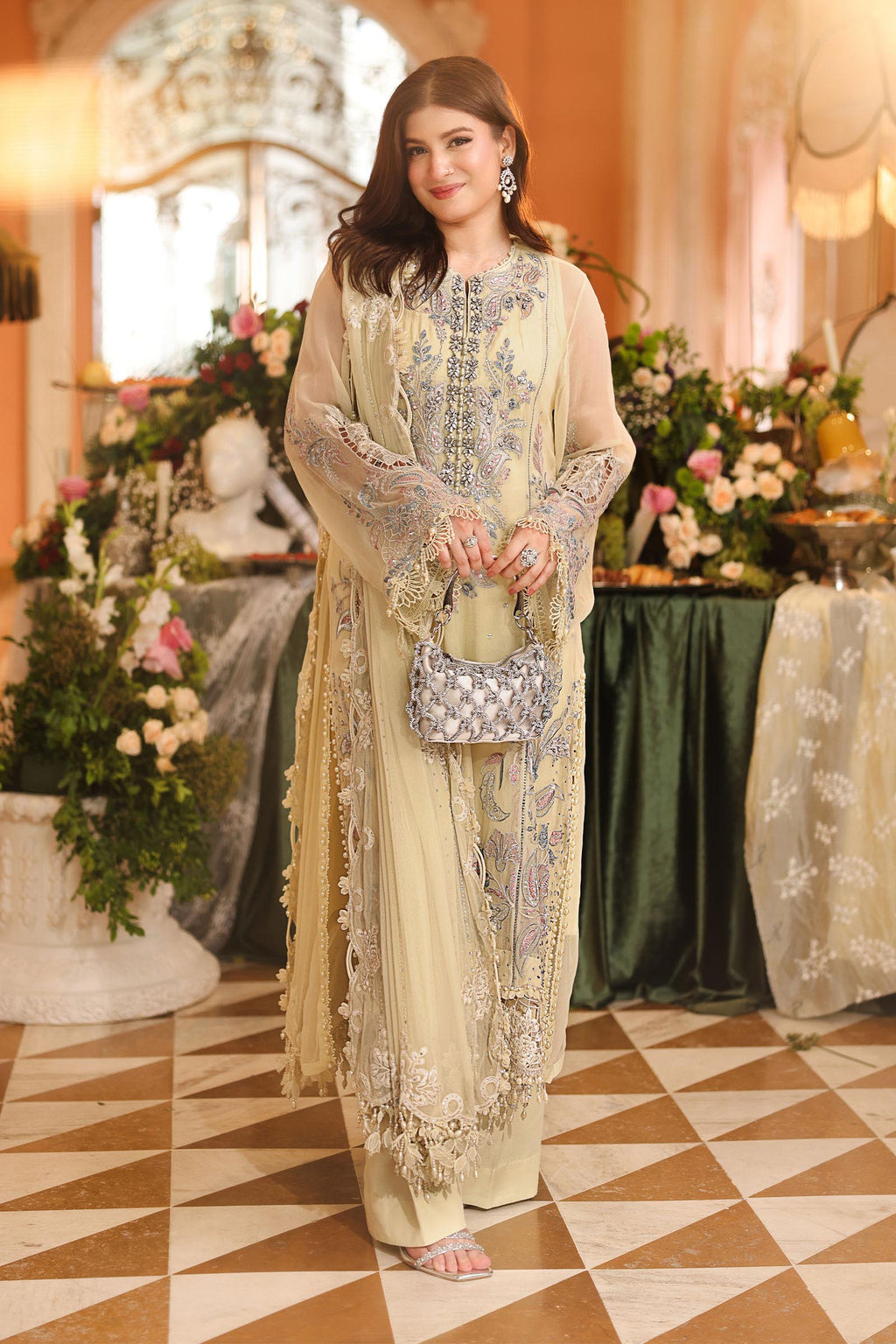 Maria B Embroidered Luxury Chiffon