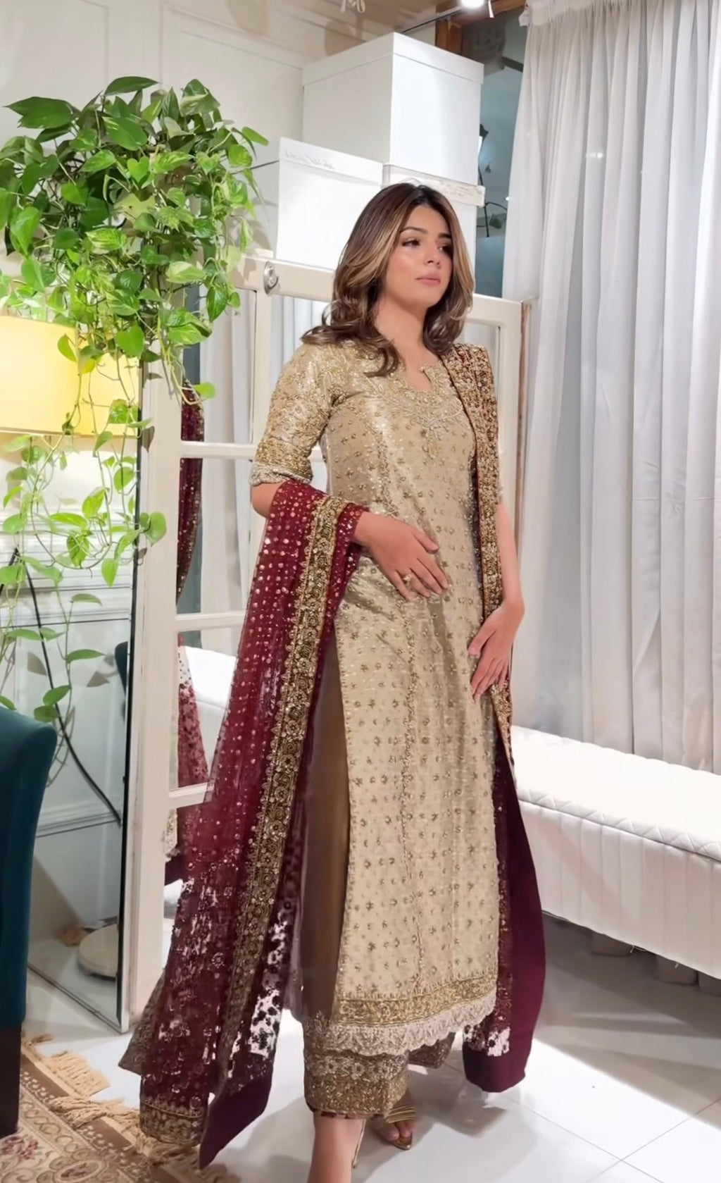 Haris Shakeel Hand made Luxury Dress