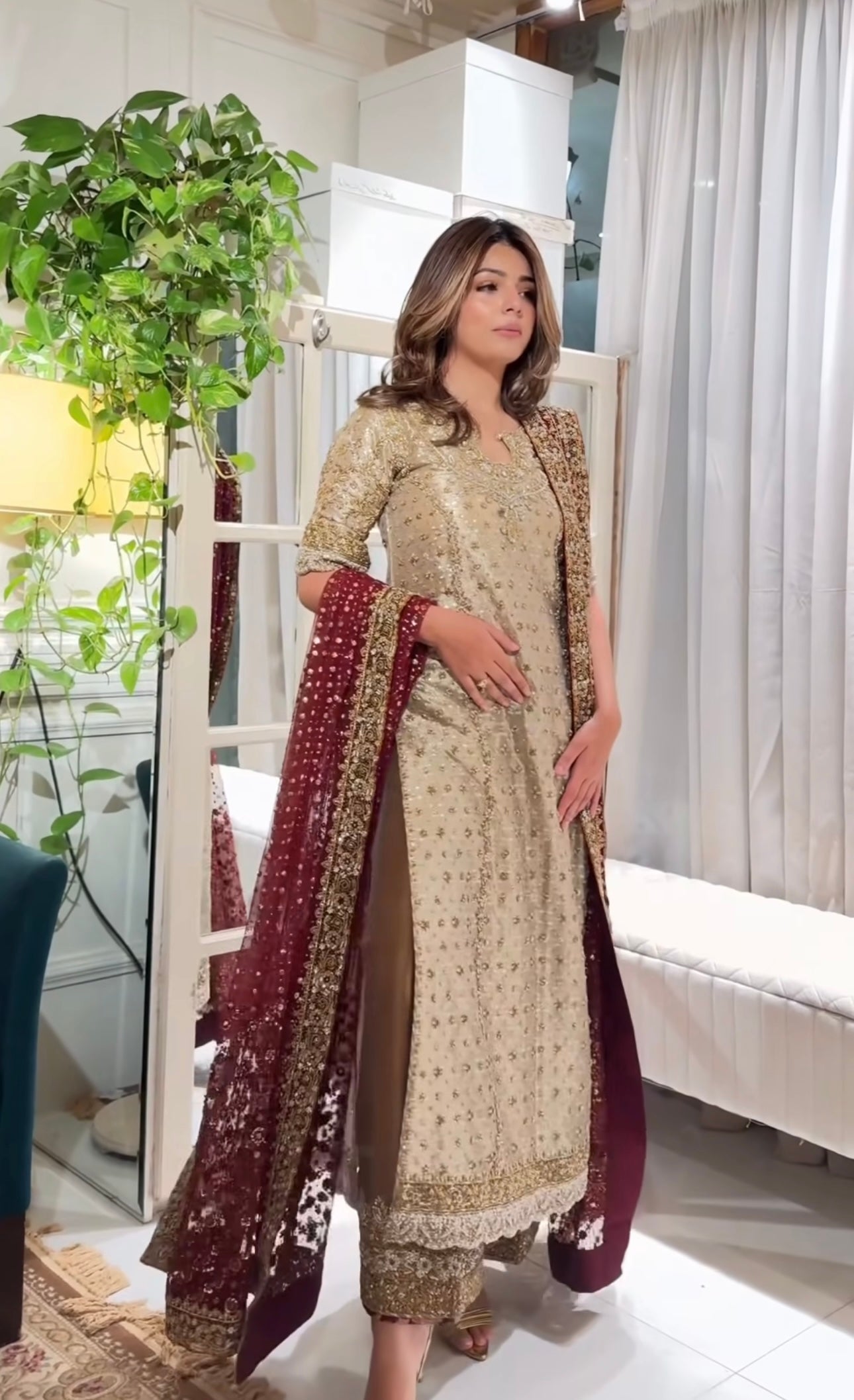 Haris Shakeel Hand made Luxury Dress