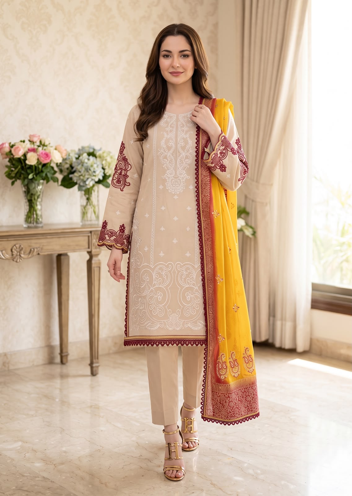Embroidered Luxury Dress