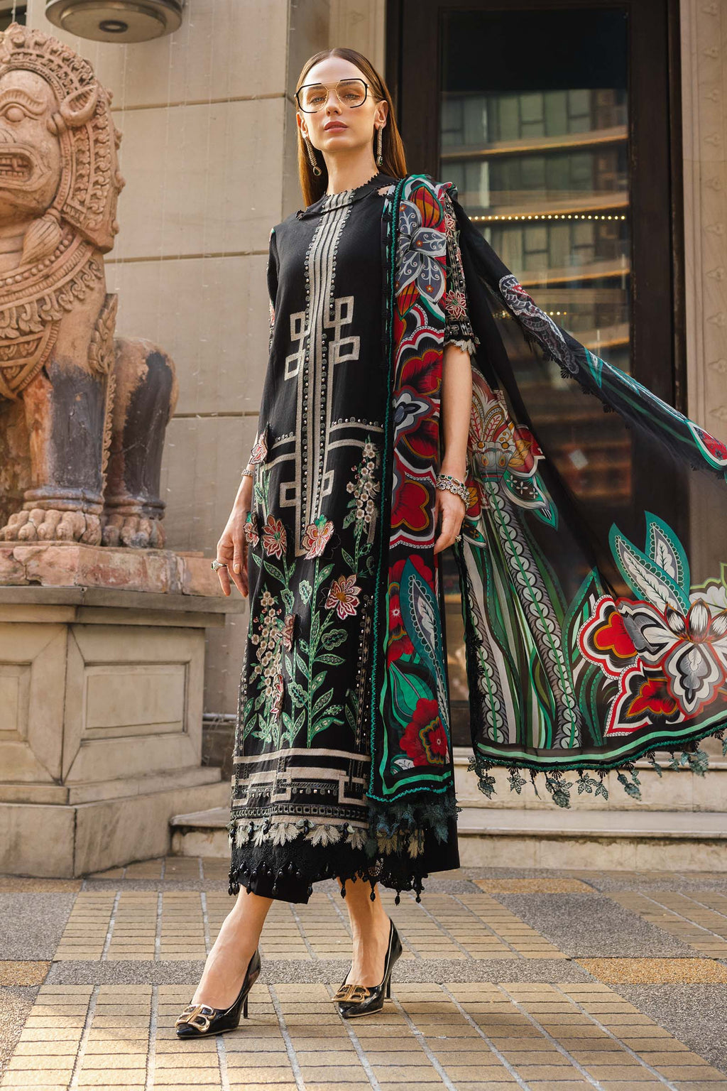 Maria B Embroidered Luxury Lawn