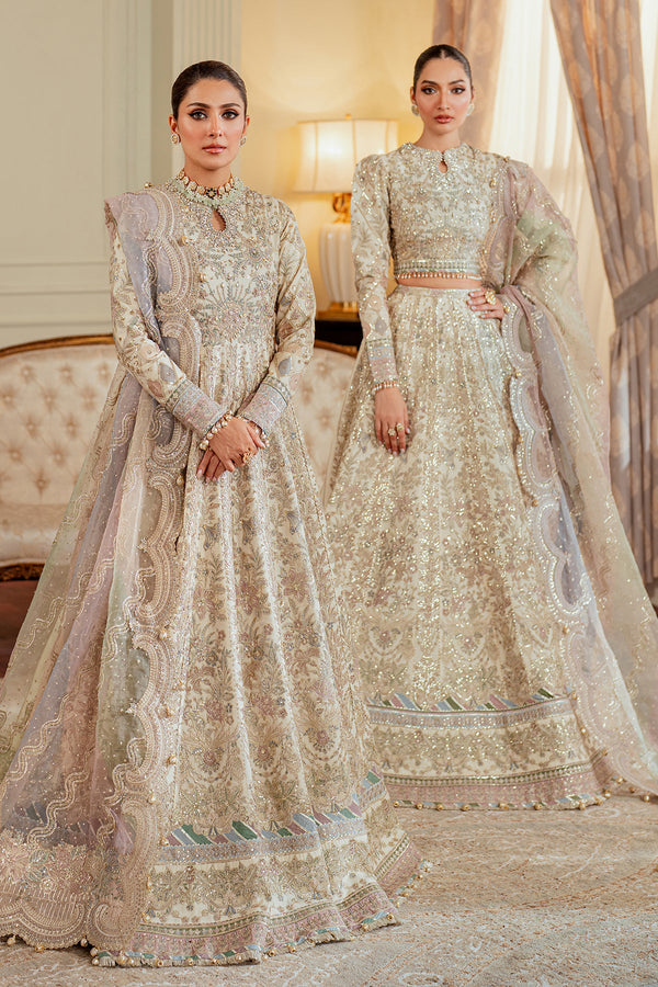 Baroque Embroidered Luxury Wedding Wear