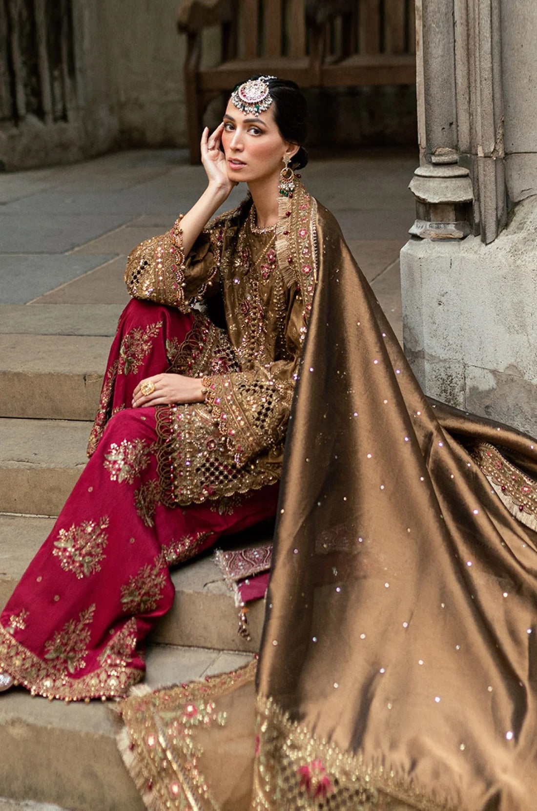 Maria B Luxury Hand Made Silk Suit