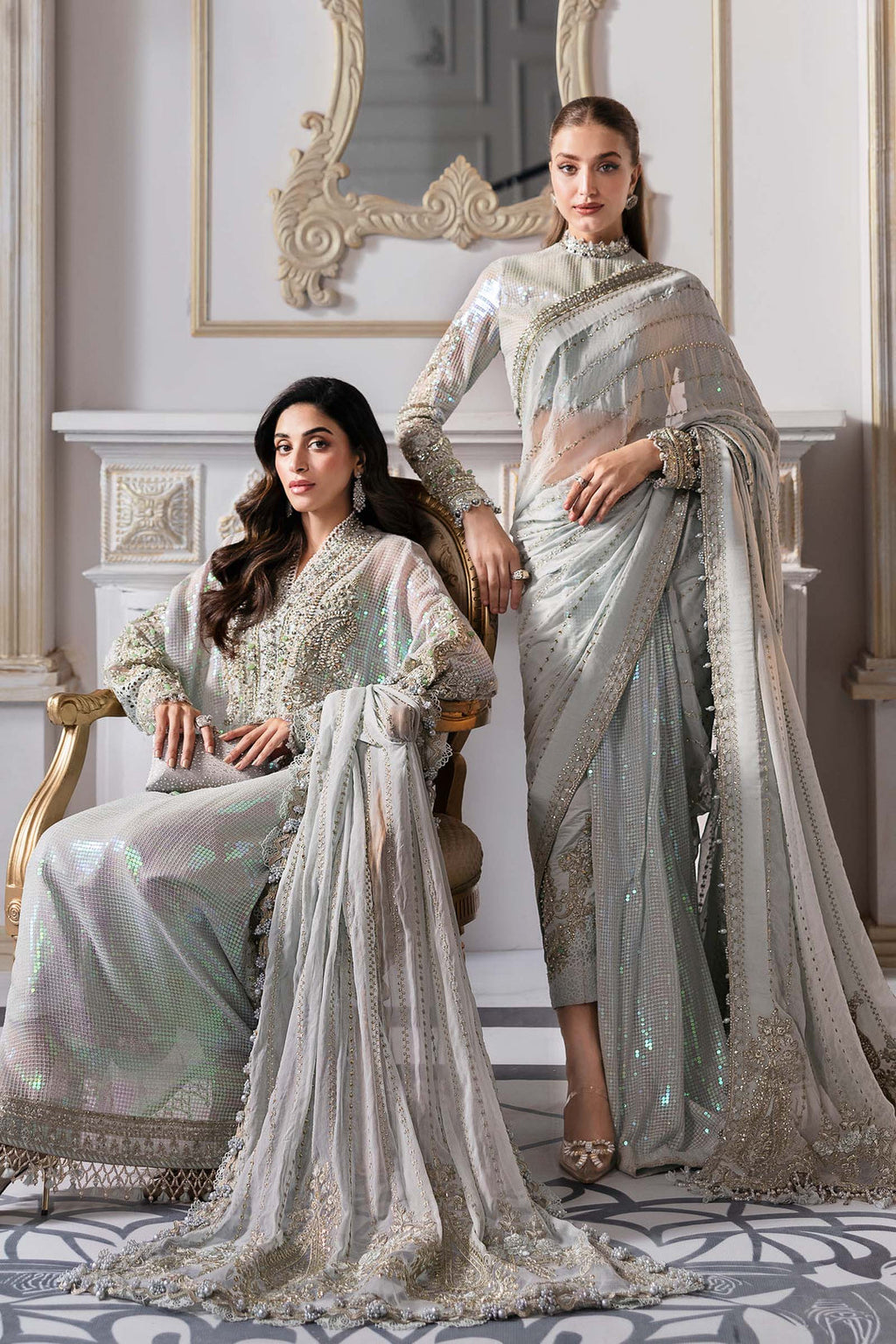 Maria B Luxury Embroidered Chiffon