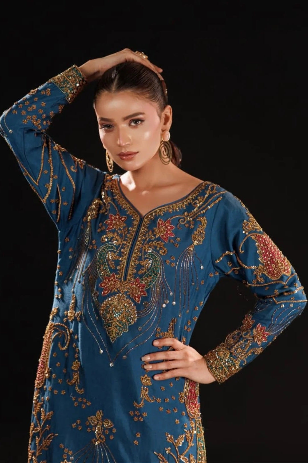 Azure Embroidered Luxury Bridal Collection