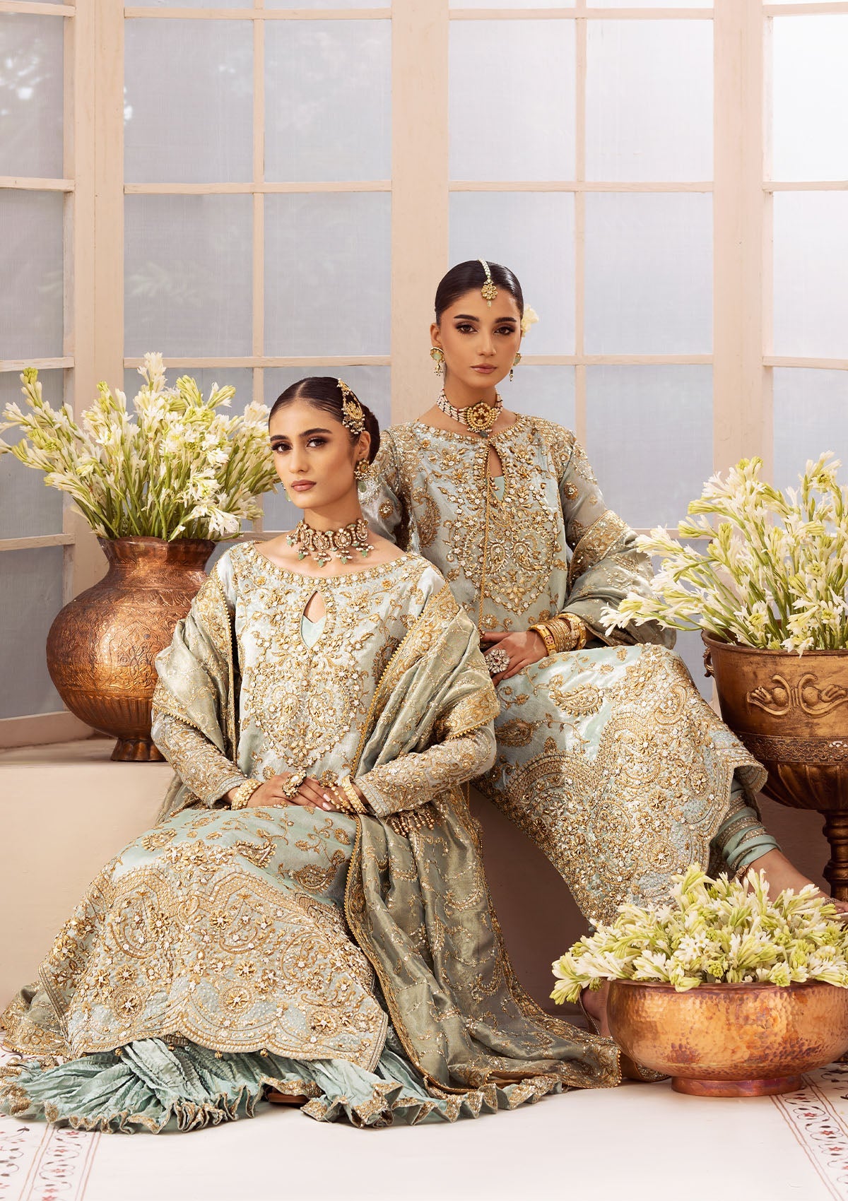 Aik Atelier Pure Tussel Silk Wedding Wear