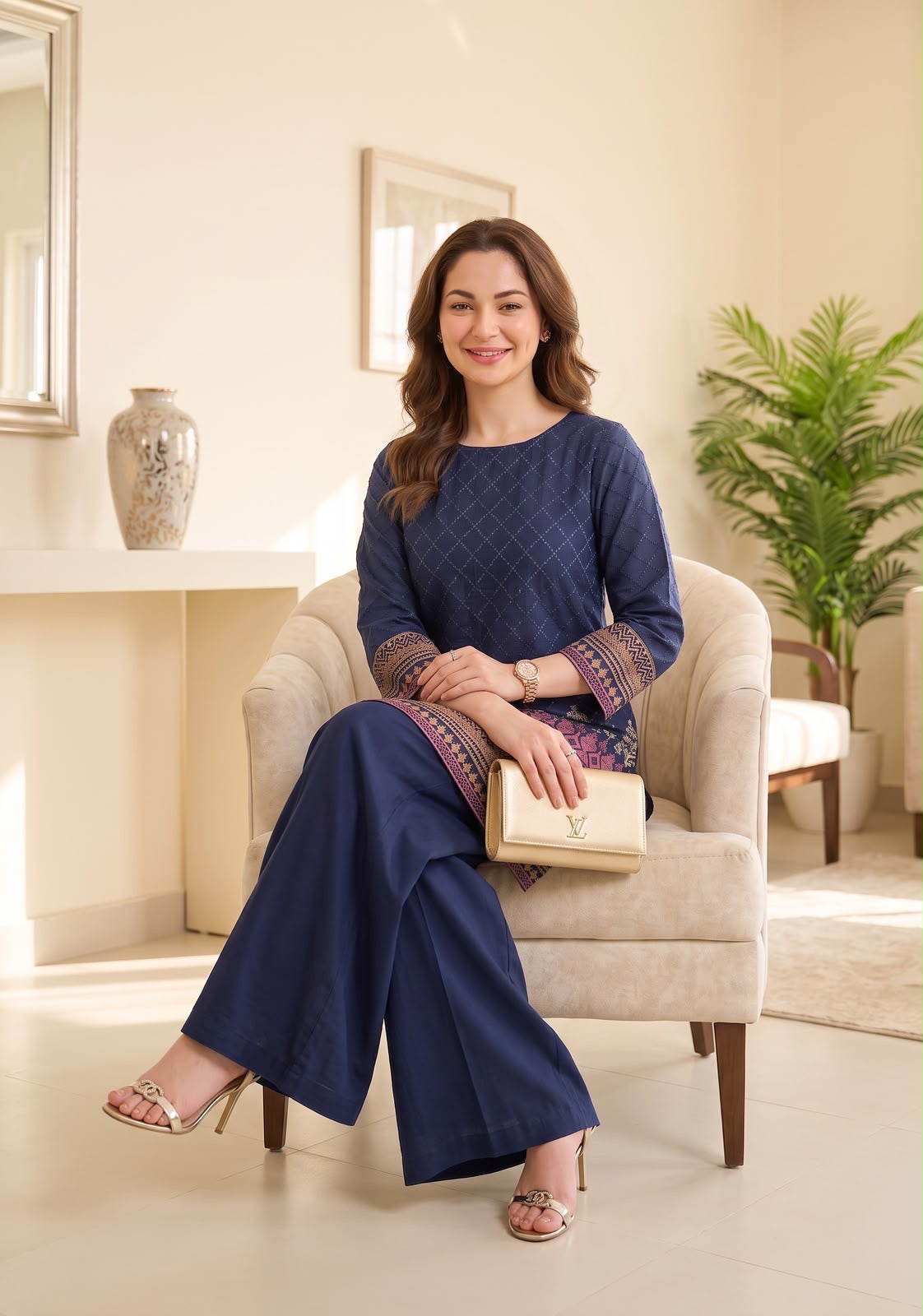 Embroidered Luxury Suit