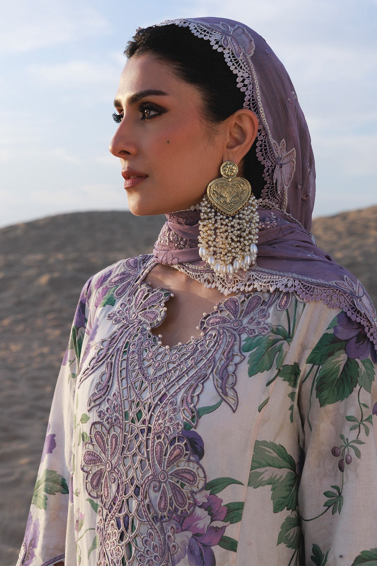 Nureh Embroidered Luxury Lawn