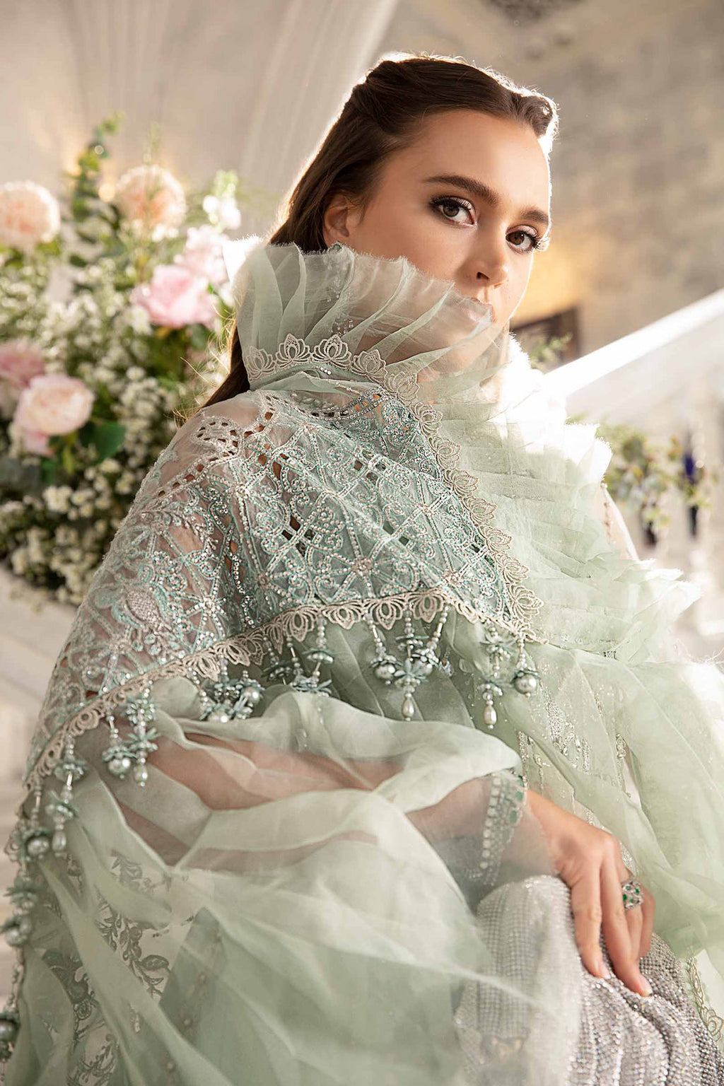 Maria B Luxury Embroidered Suit