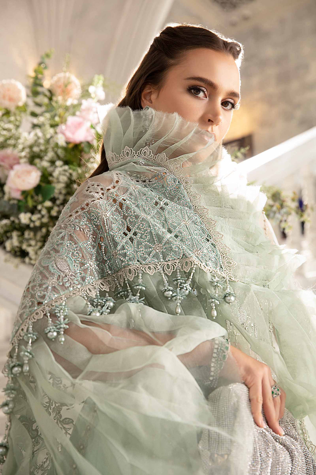 Maria B Luxury Embroidered Suit