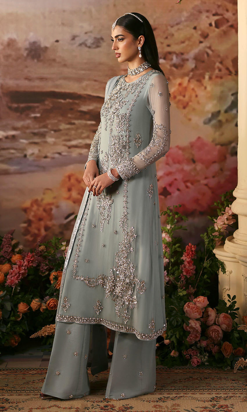 Luxury Formal Wear Organza Suit