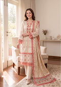 Embroidered Luxury Shamooz Silk Dress