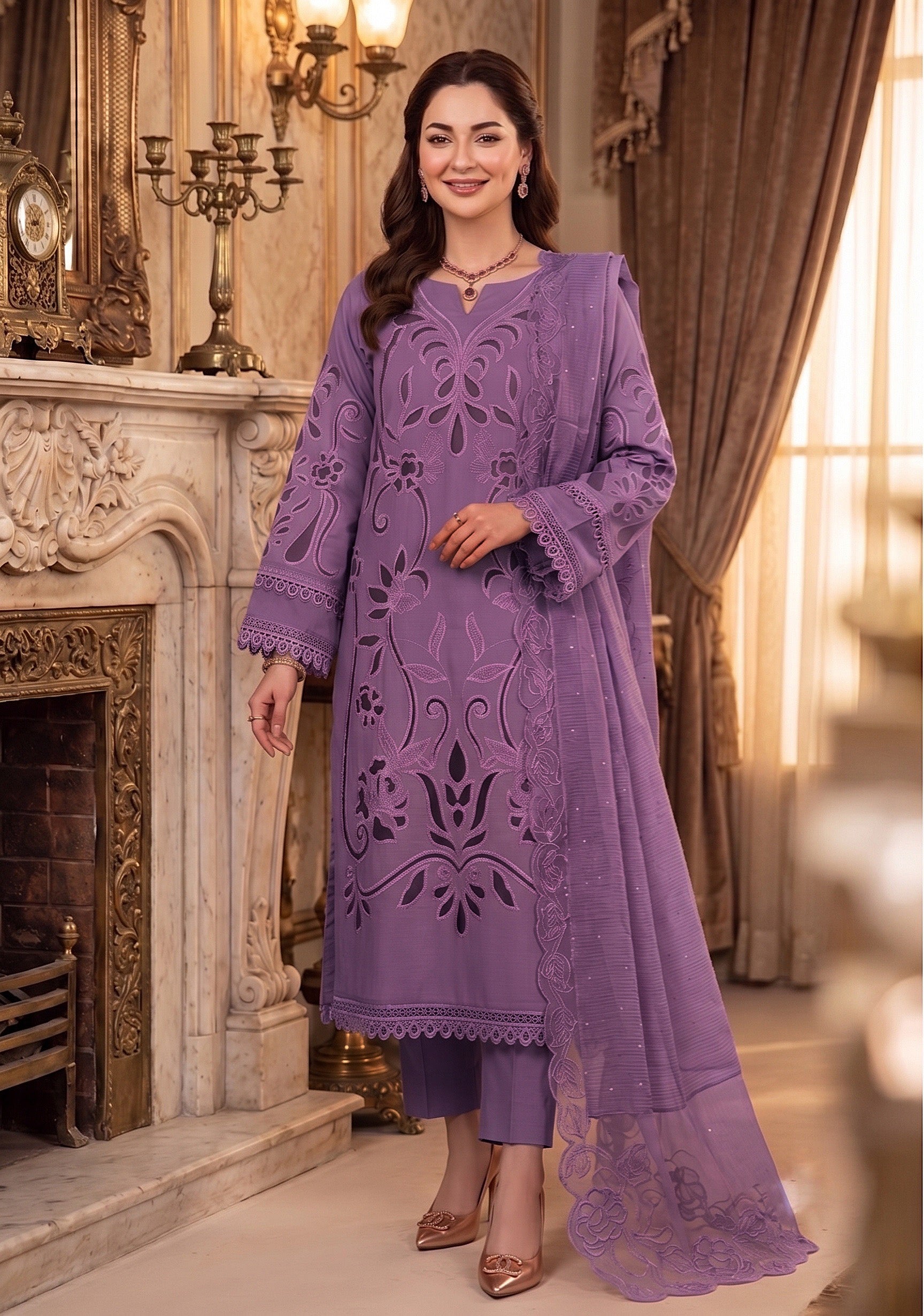 Ghani Embroidered Luxury Lawn