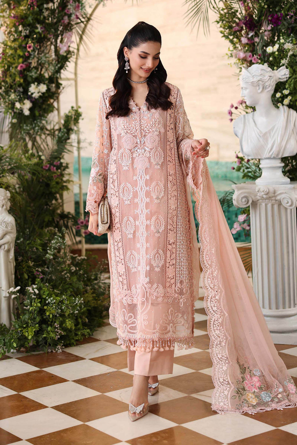 Maria B Embroidered Luxury Chiffon