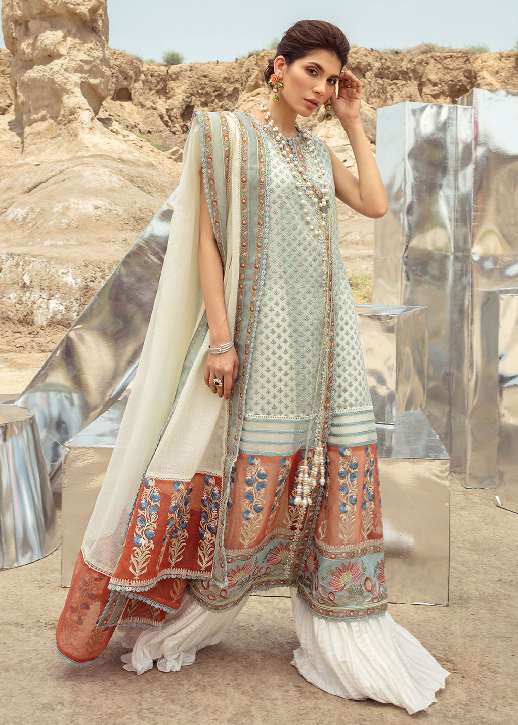 Saira Shakira Organza Suit