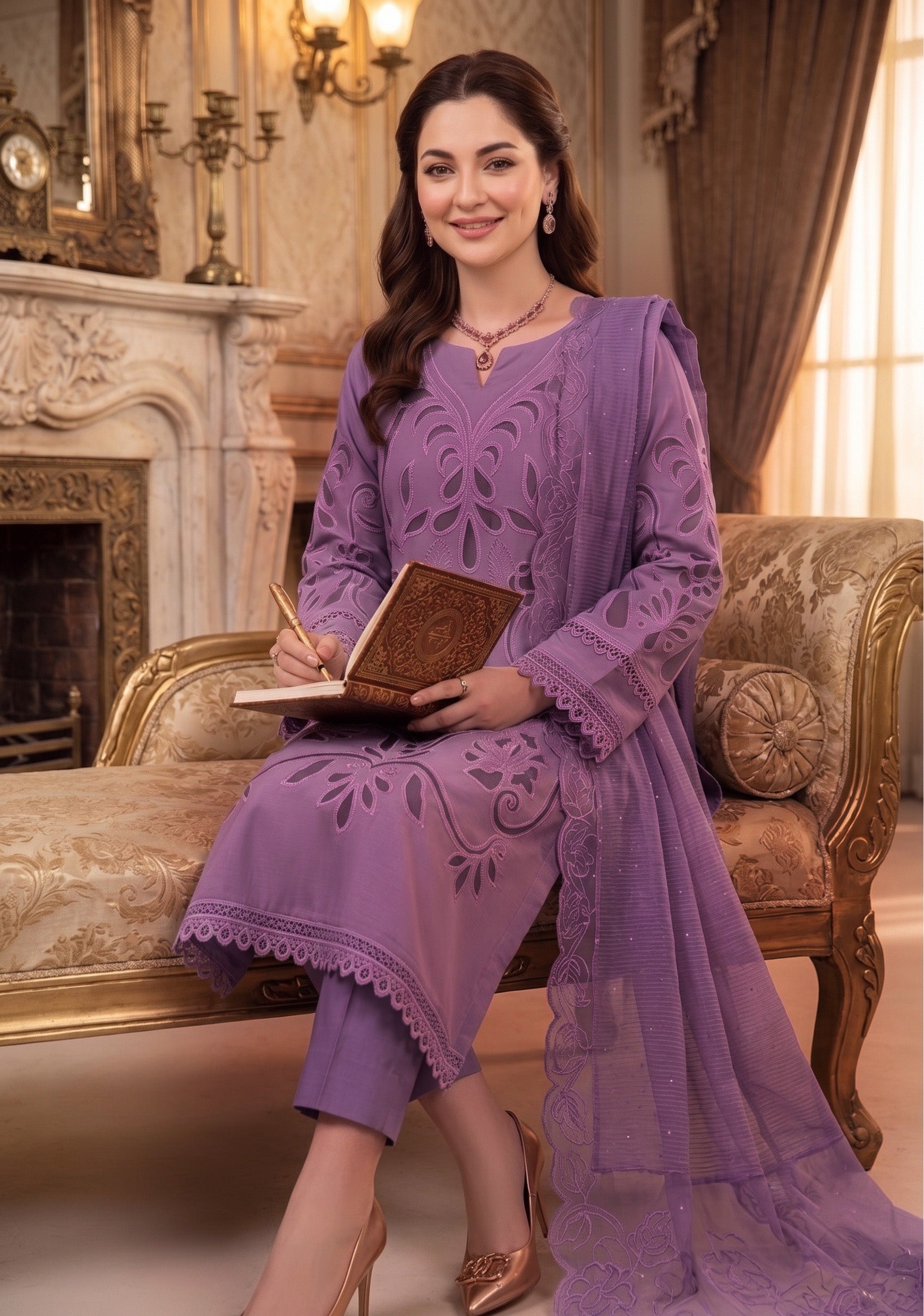 Ghani Embroidered Luxury Lawn