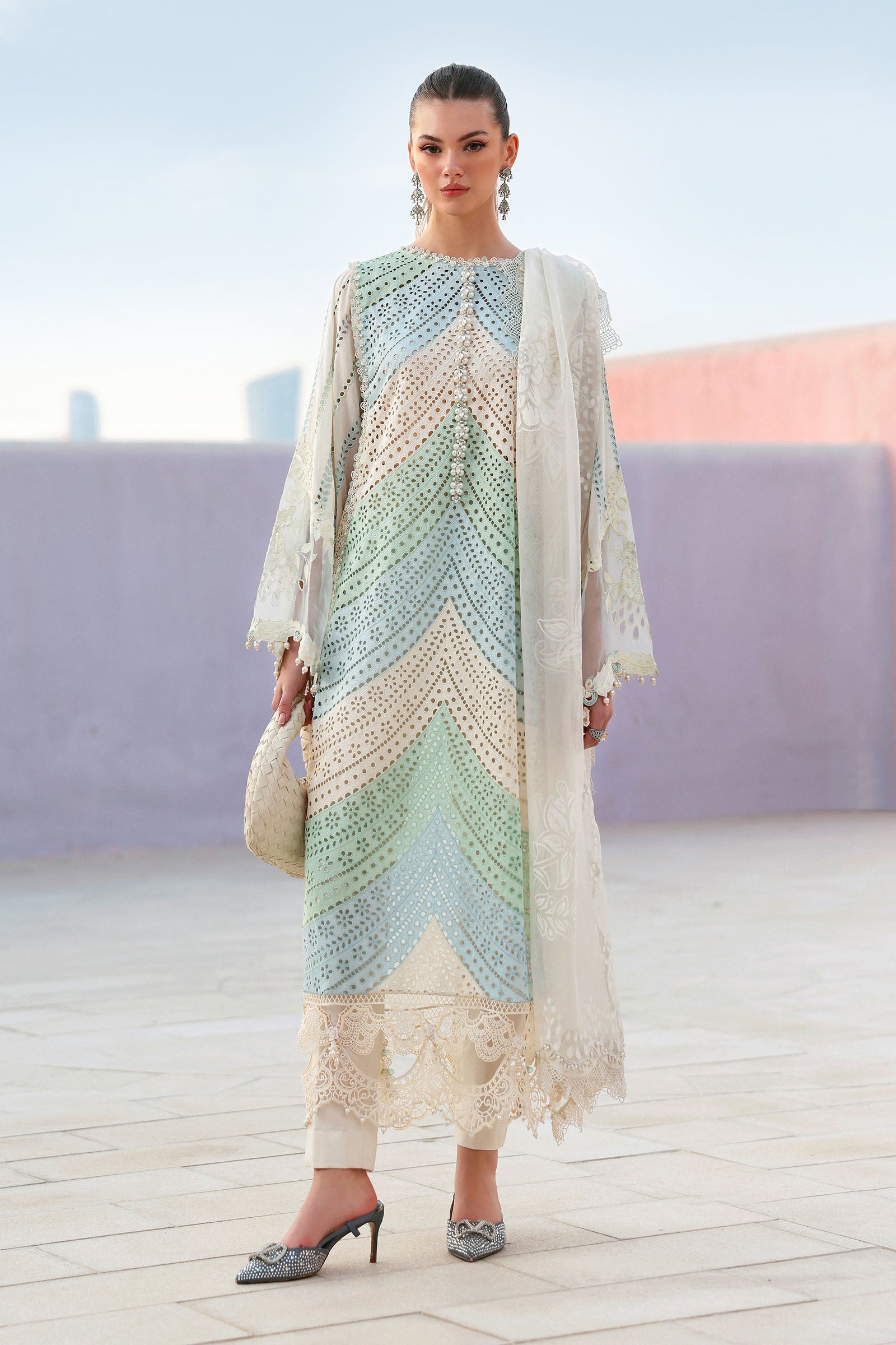 Maria B Embroidered Luxury Lawn Eid Edition 26’