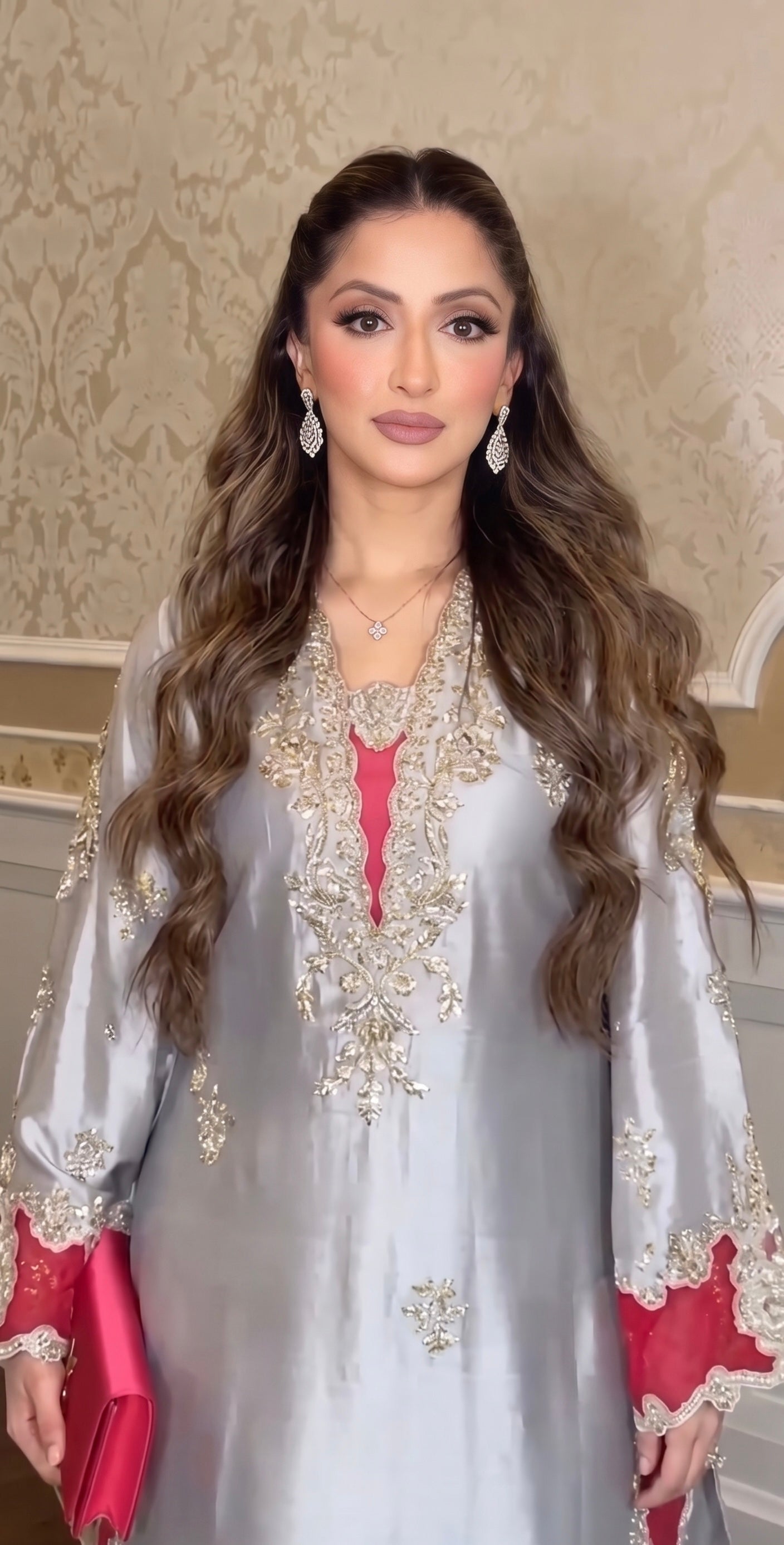 Luxury Hand Made Sheesha Silk Shirt