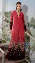 Cherry Wine Designer Wear Dress
