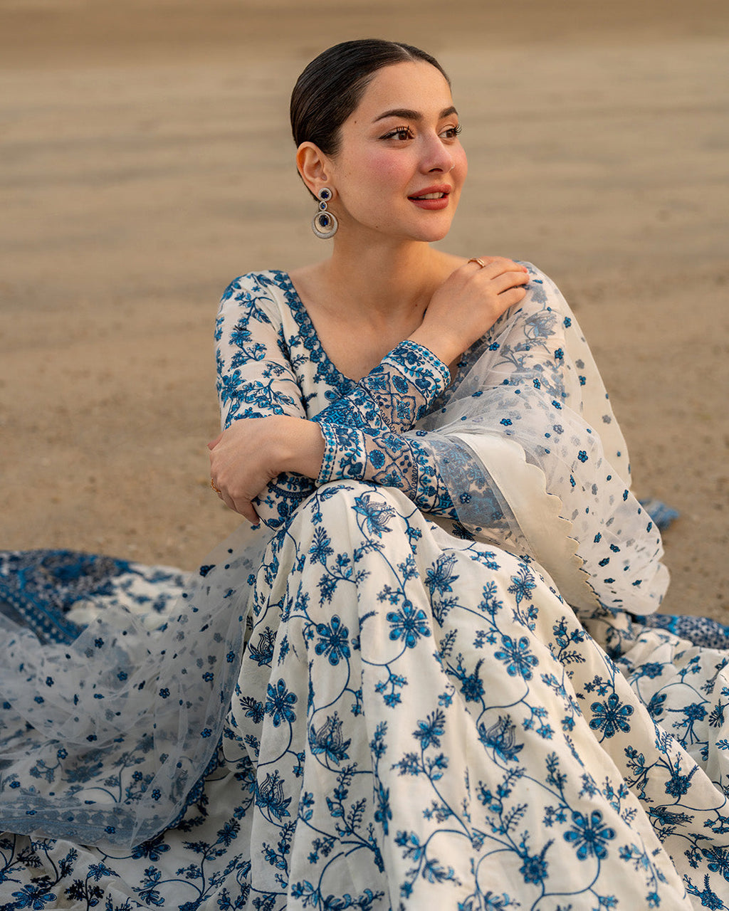 Faiza Saqlain Embroidered Luxury Lawn