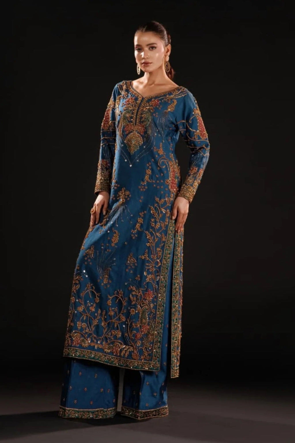 Azure Embroidered Luxury Bridal Collection