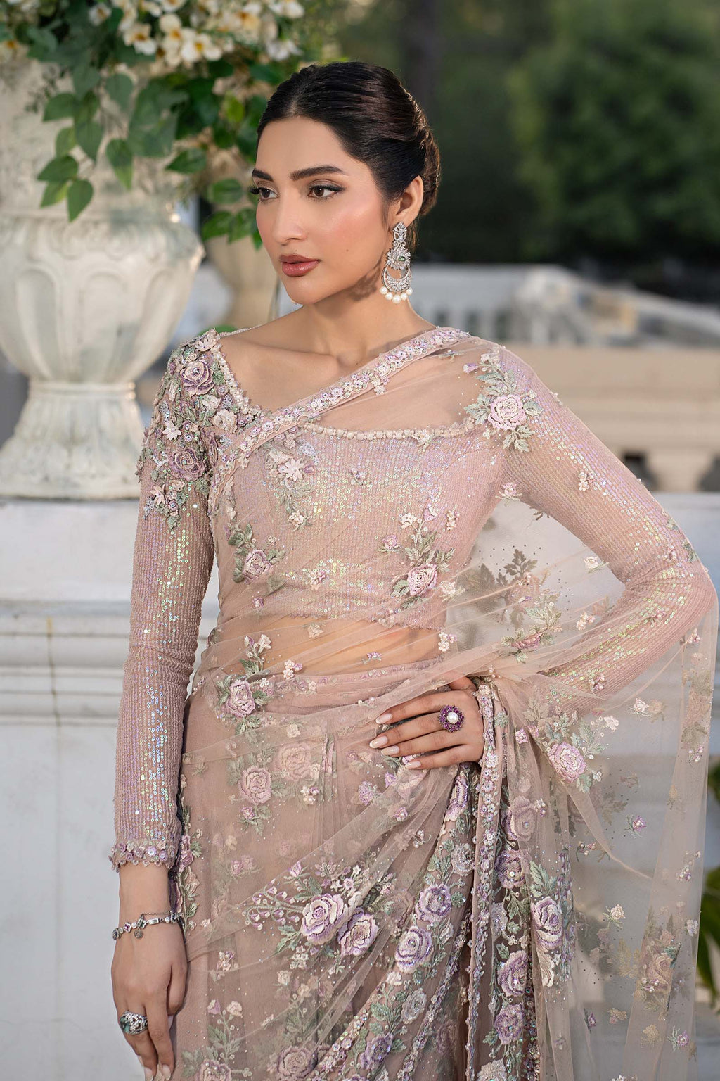 Maria B Luxury Embroidered Saree