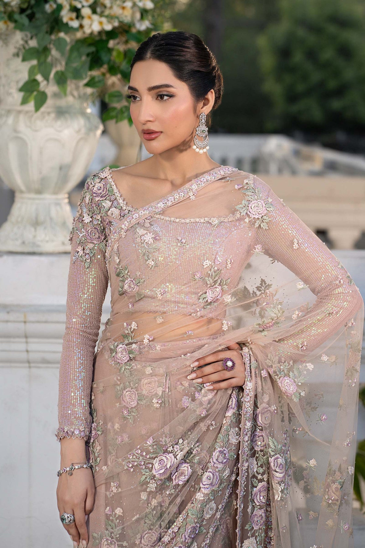 Maria B Luxury Embroidered Saree