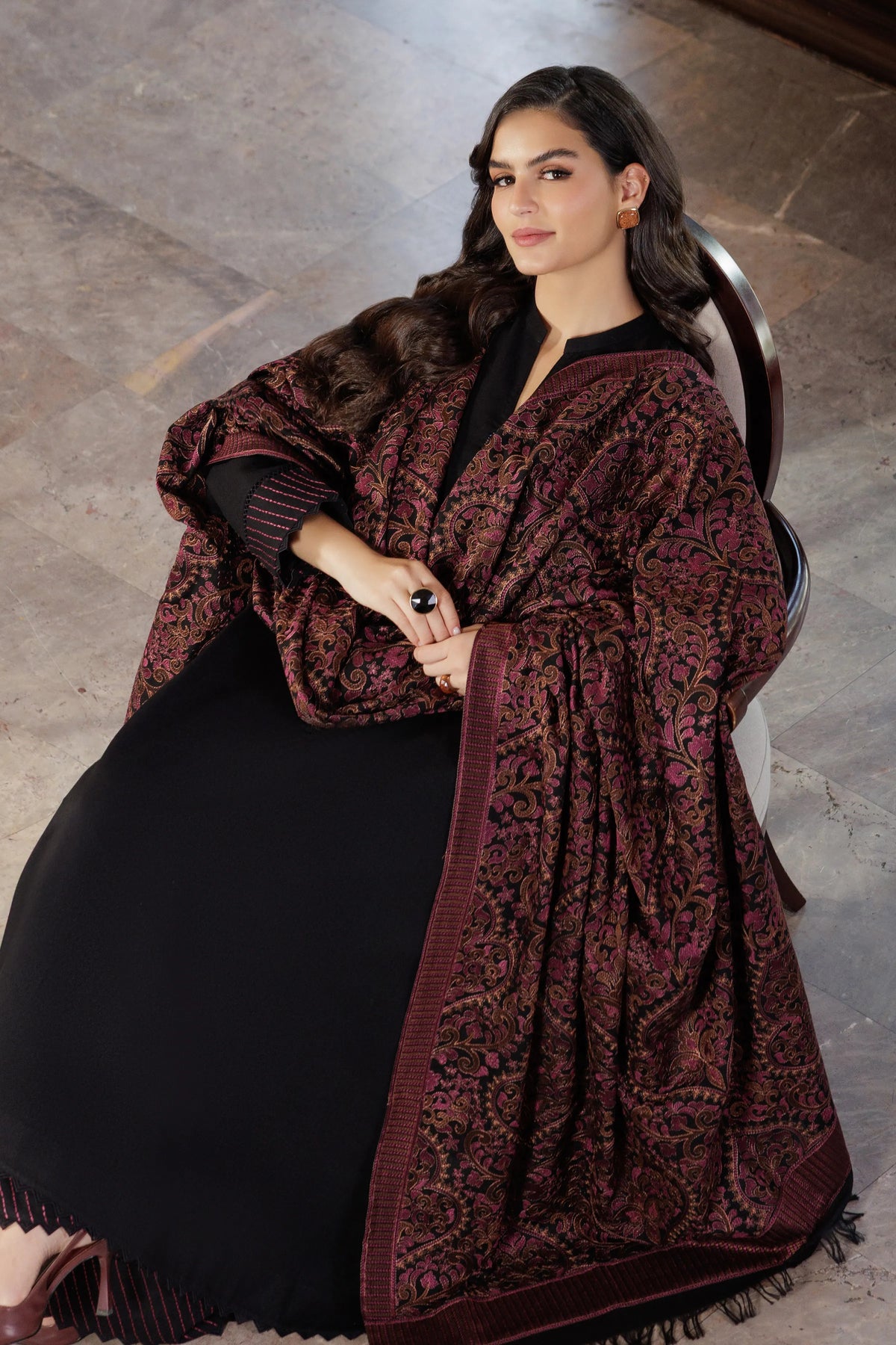 Bareeze Embroidered Luxury Winter Collection