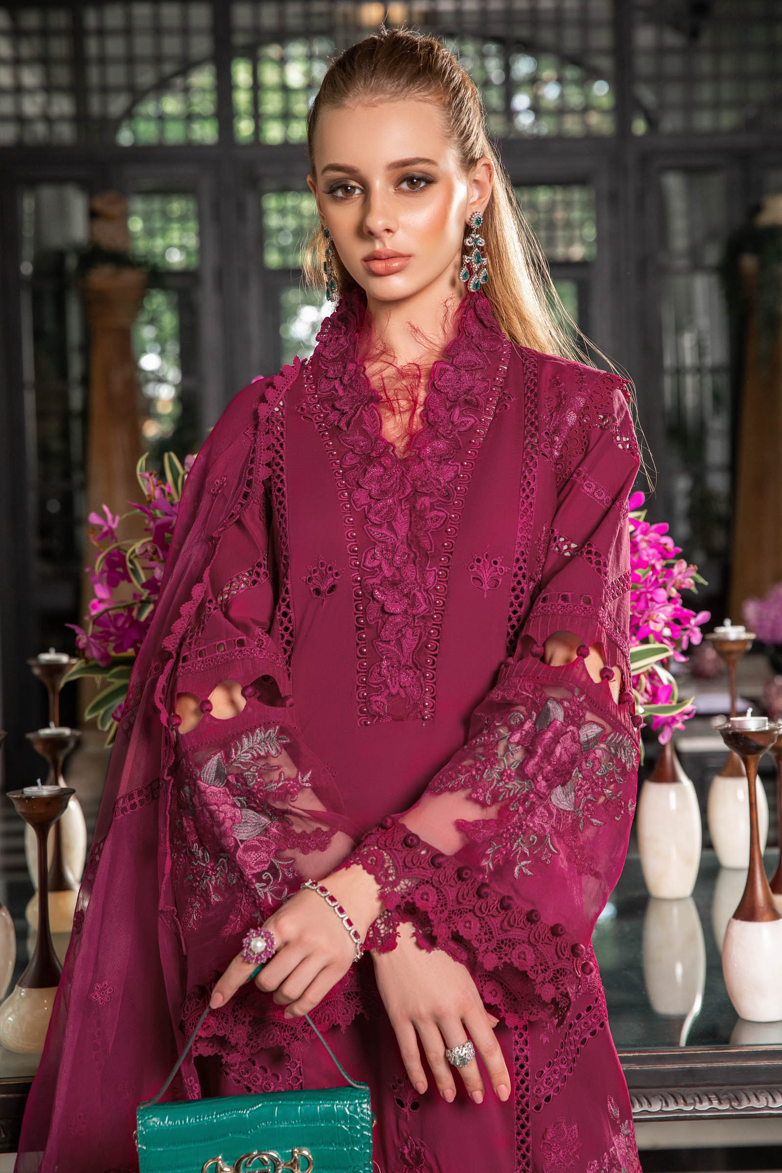 Maria B Embroidered Luxury Lawn