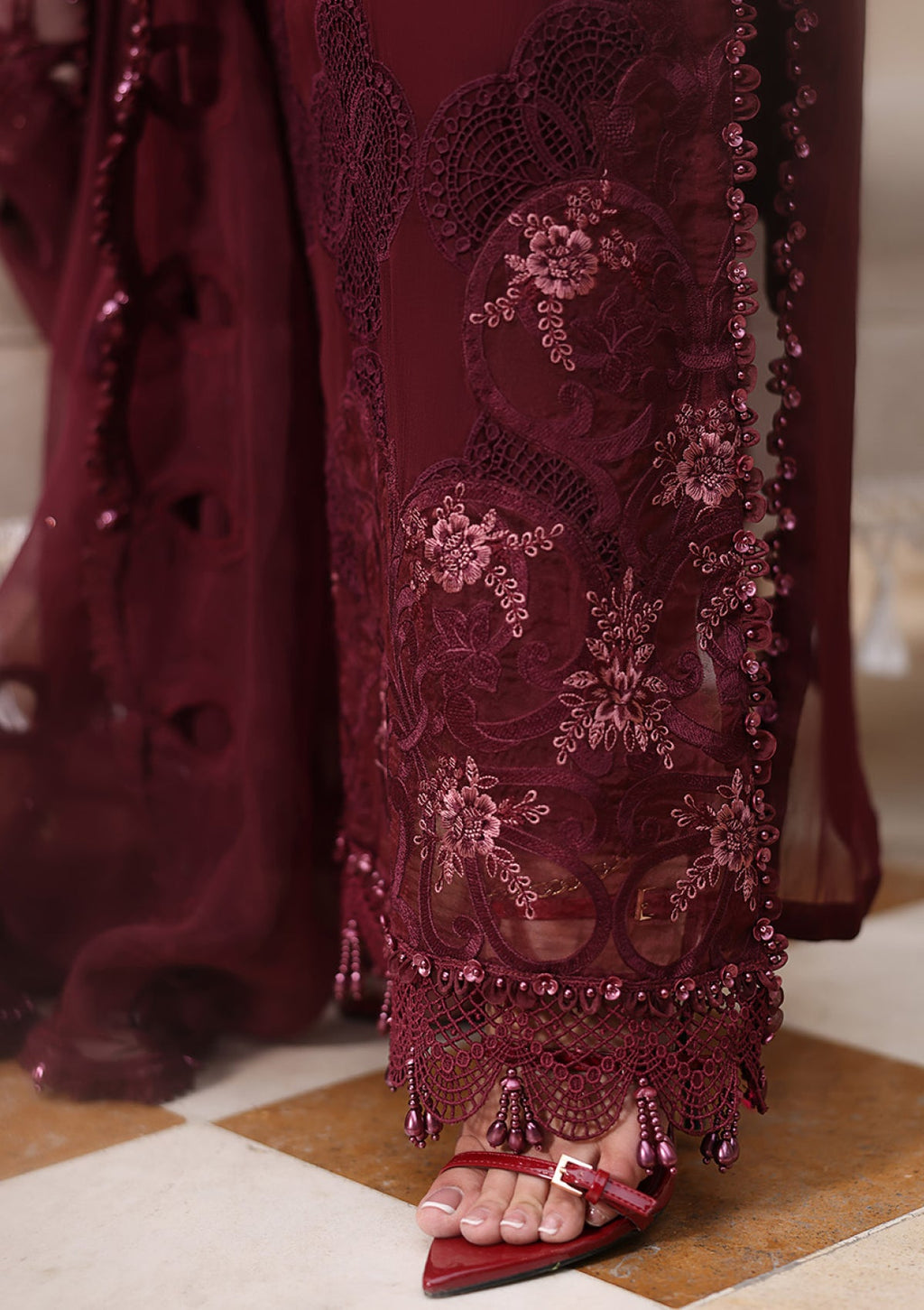 Maria B Embroidered Luxury Chiffon