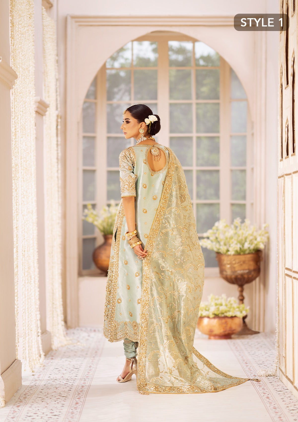 Aik Atelier Pure Tussel Silk Wedding Wear