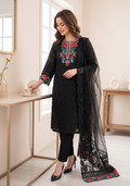 Maria B Embroidered Organza Suit