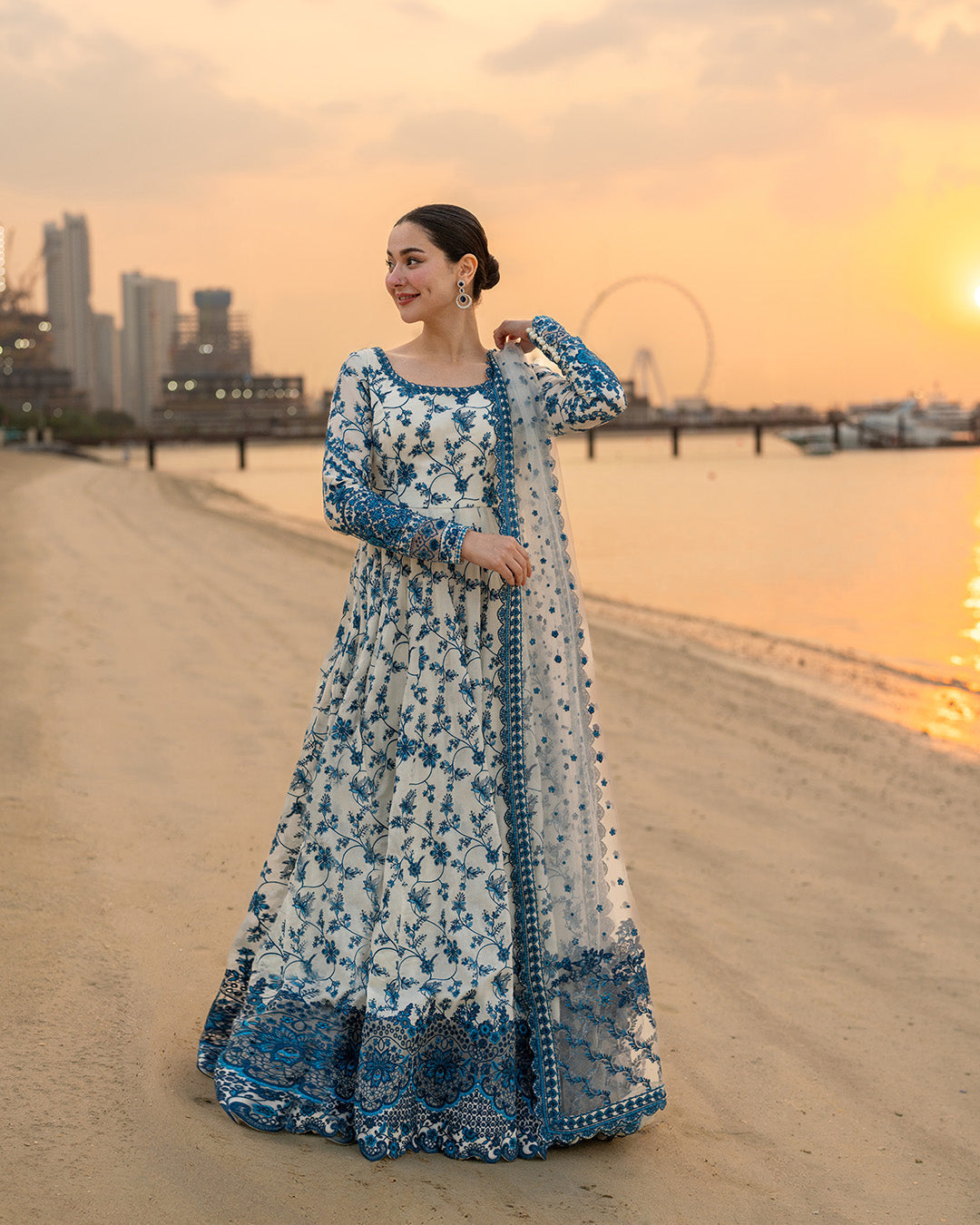 Faiza Saqlain Embroidered Luxury Lawn