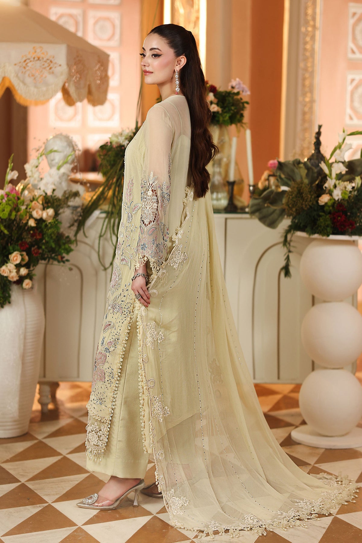Maria B Embroidered Luxury Chiffon